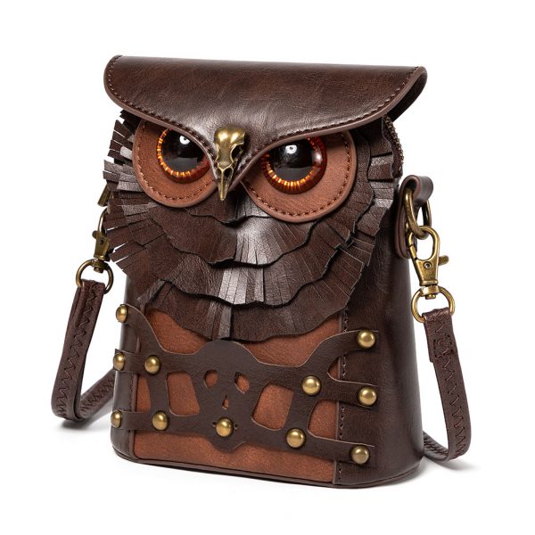 Novelty Creative Owl Leather Bag - Image 4