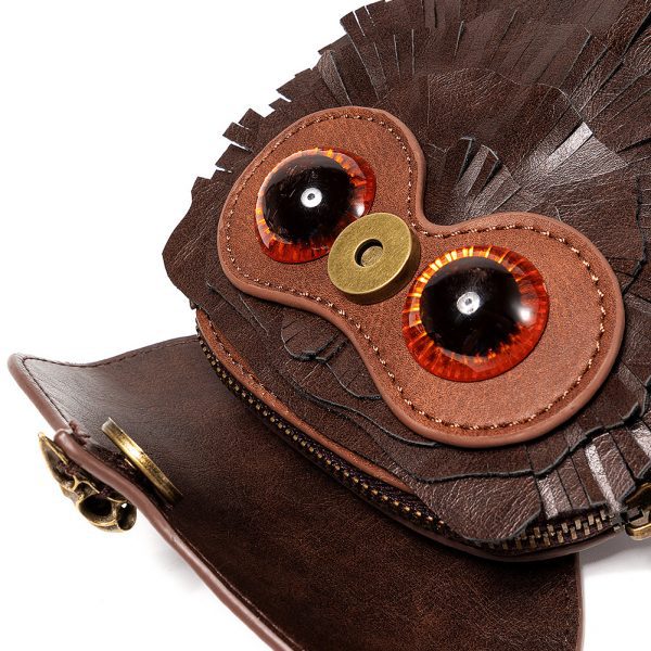 Novelty Creative Owl Leather Bag - Image 6