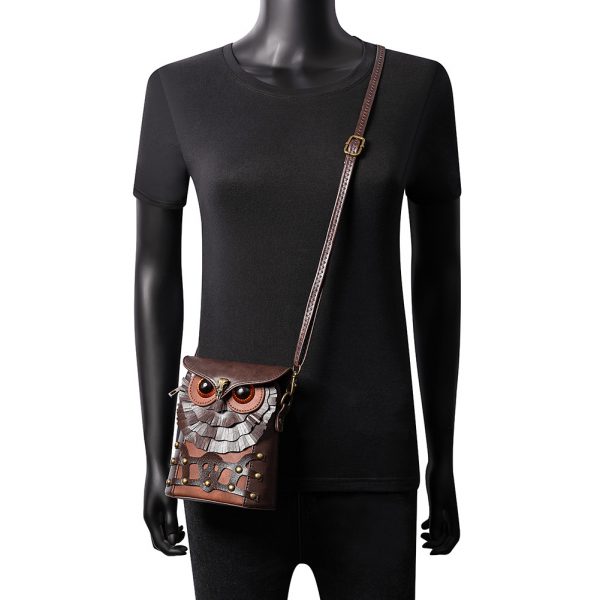 Novelty Creative Owl Leather Bag - Image 2