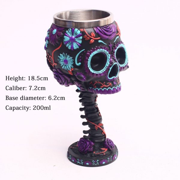Vintage Skull Highball Glass - Image 2