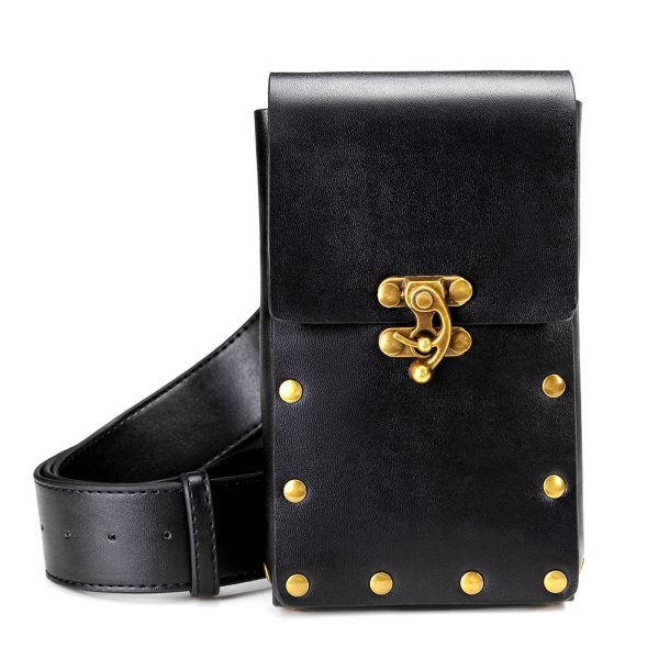 Black Vintage Belt Bag