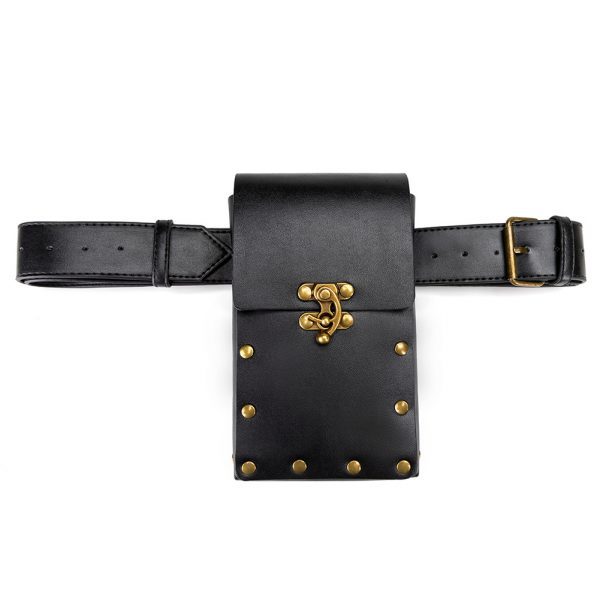 Black Vintage Belt Bag - Image 5
