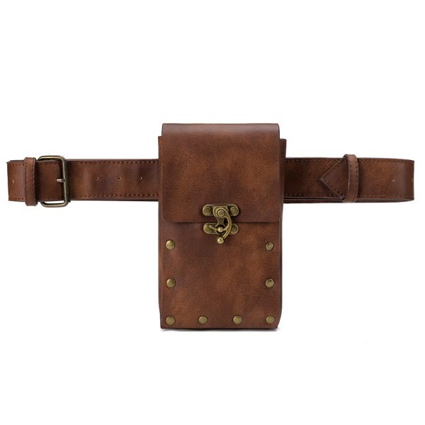 Brown Vintage Belt Bag - Image 5