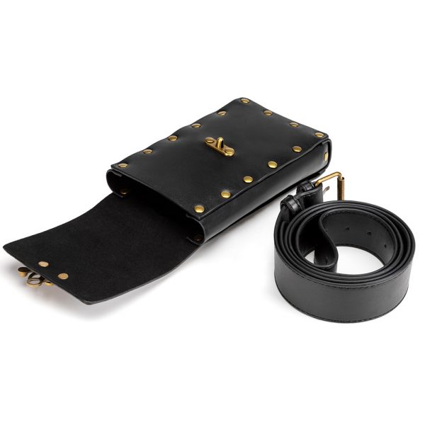 Black Vintage Belt Bag - Image 4