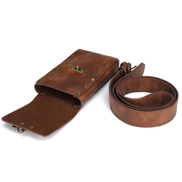 Brown Vintage Belt Bag - Image 4